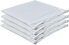 4 Pack Waterproof down Feather Proof Pillow Protectors with Zipper 18X18 Zippere