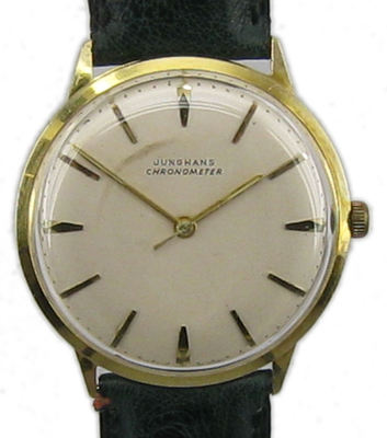 JUNGHANS CHRONOMETER GOLD 14 KARAT KLASSIKER UK