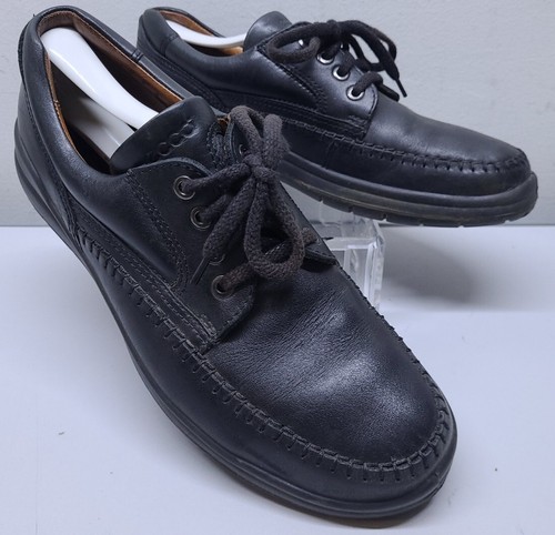 Ecco Mens Seawalker Oxfords Shoes Black 