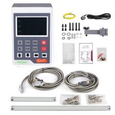 2 Axis Digital Readout LED Dro Display 2pc Magnetic Scale for Mini Lathe 7"x14"