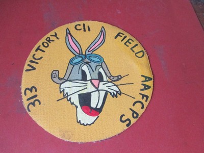 WWII USAAF BUGS BUNNY PILOTS SCHOOL VICTORY FIELD FLIGHT JACKET PATCH ...