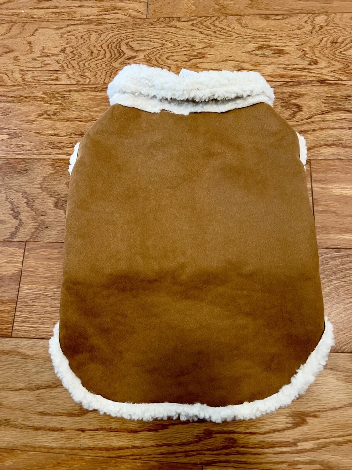 GAP Dog’s Sherpa Liked Coat, Jacket. Brown, Size Small BRAND NEW - Image 3 of 4