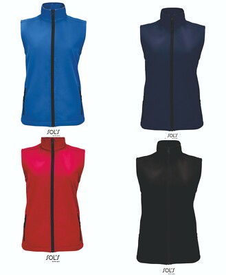 Race Bodywarmer Woman Softshell Warm und weich dank Fleecefutter L02888