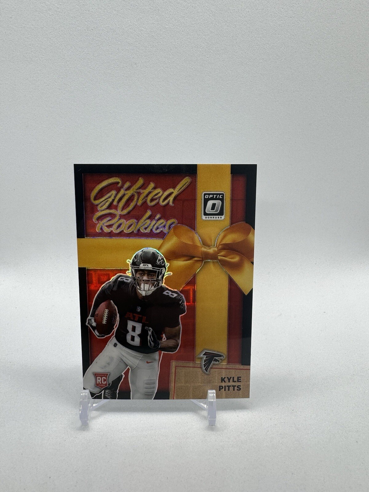 2021 Donruss Optic Kyle Pitts Gifted Rookies RC Black Pandora Prizm /25 Falcons