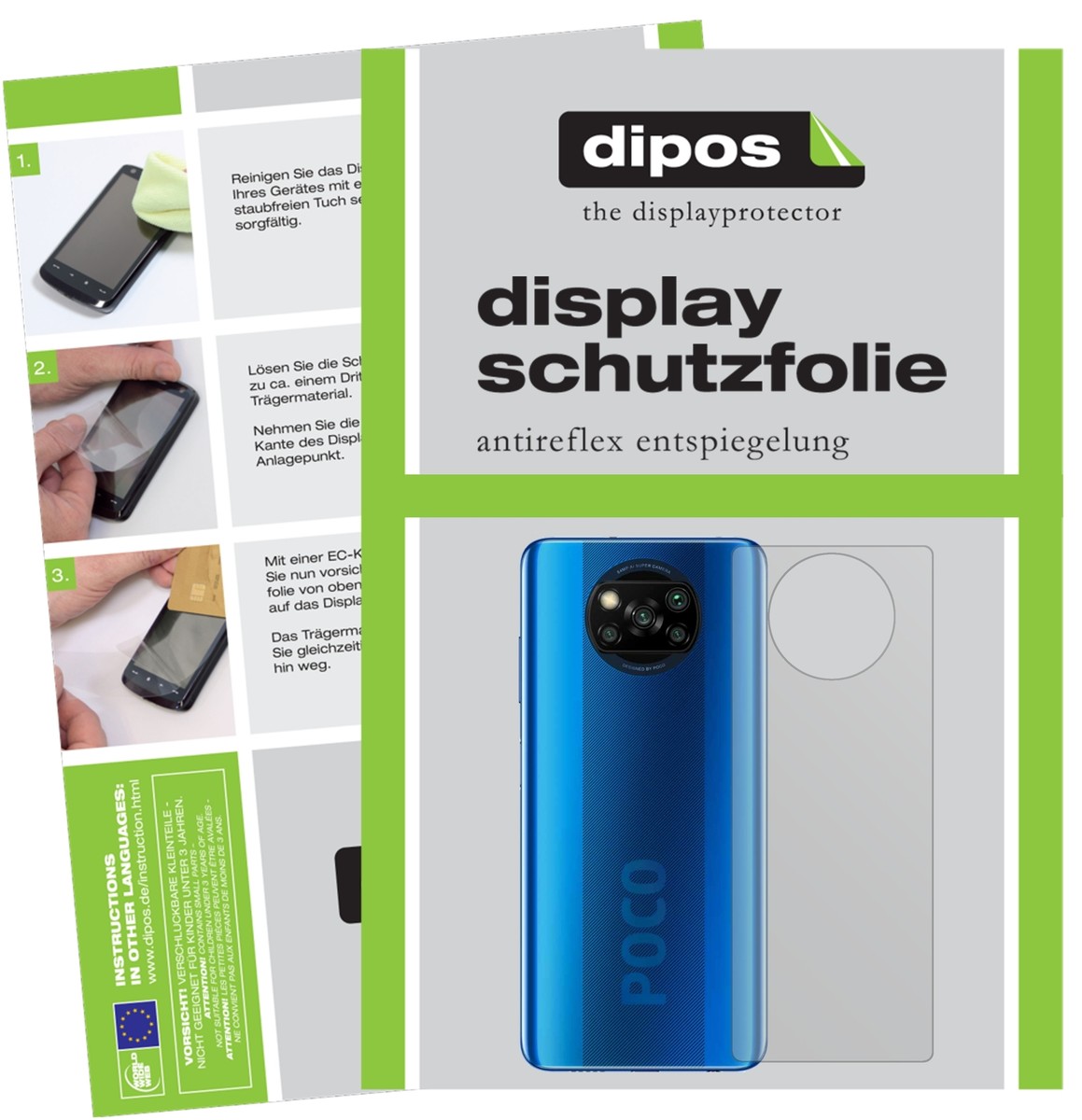 dipos I 5X Pellicola Protettiva Compatibile con Xiaomi Mi 10 Ultra Pellicola di Protezione Cristallo