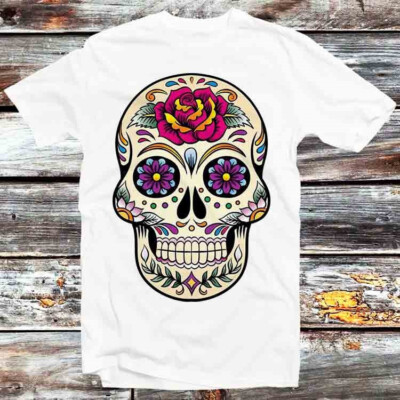 Sugar Skull Calavera Art Mandala T-Shirt B883