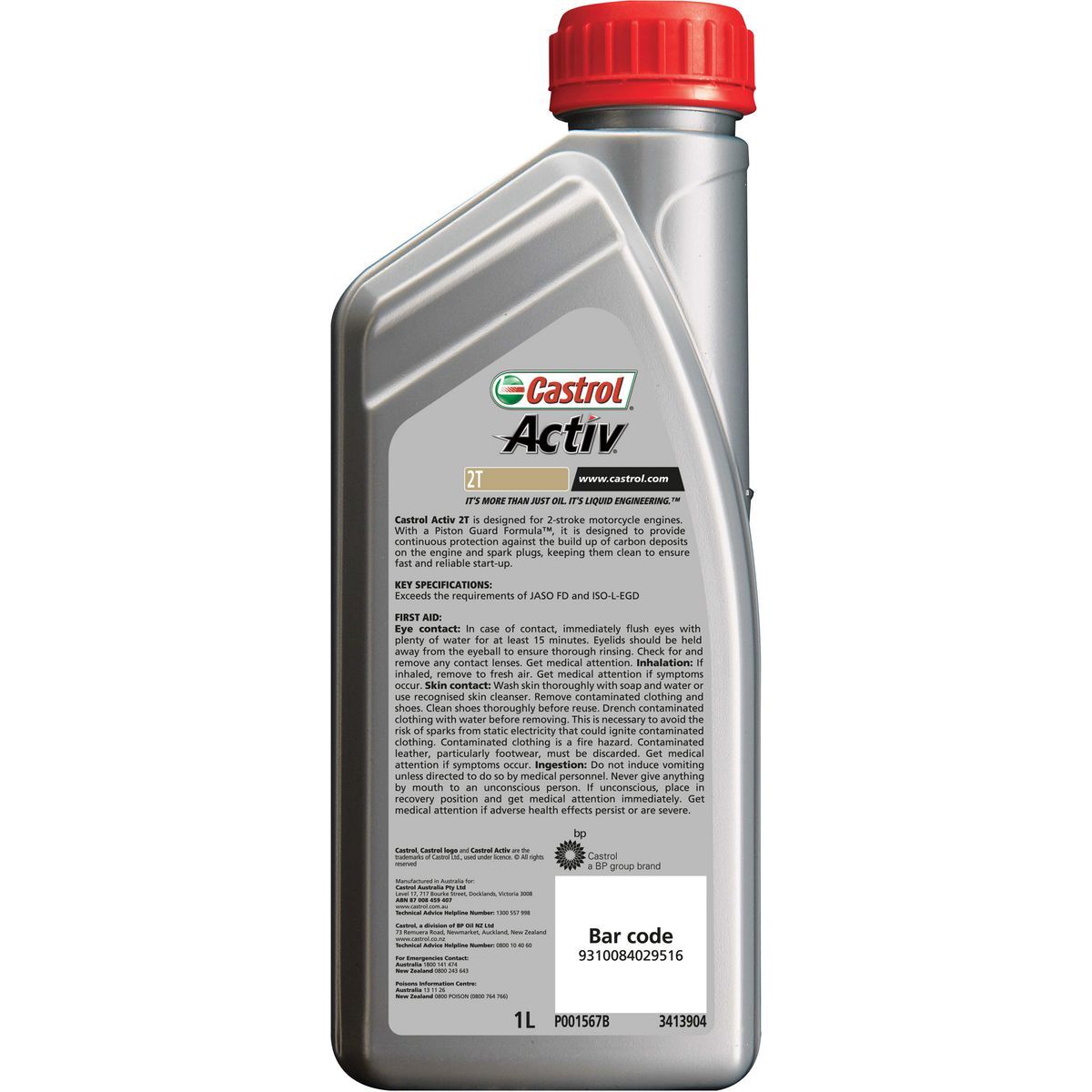Castrol Activ 2t Motorcycle Oil 1 Litre for sale online | eBay