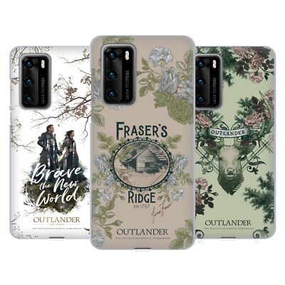 OFFICIAL OUTLANDER COMPOSED GRAPHICS SOFT GEL CASE FOR HUAWEI PHONES 4