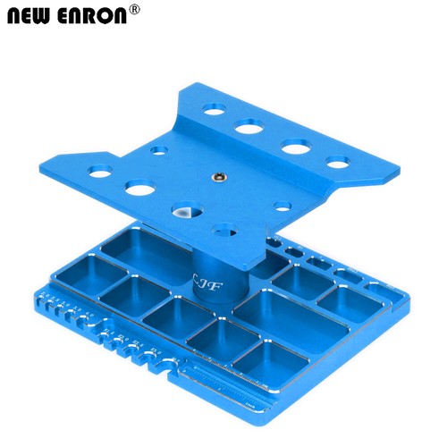 Multifunctional 360 Rotation Repair Station Work Stand Blue For Axial Traxxas - Picture 4 of 13