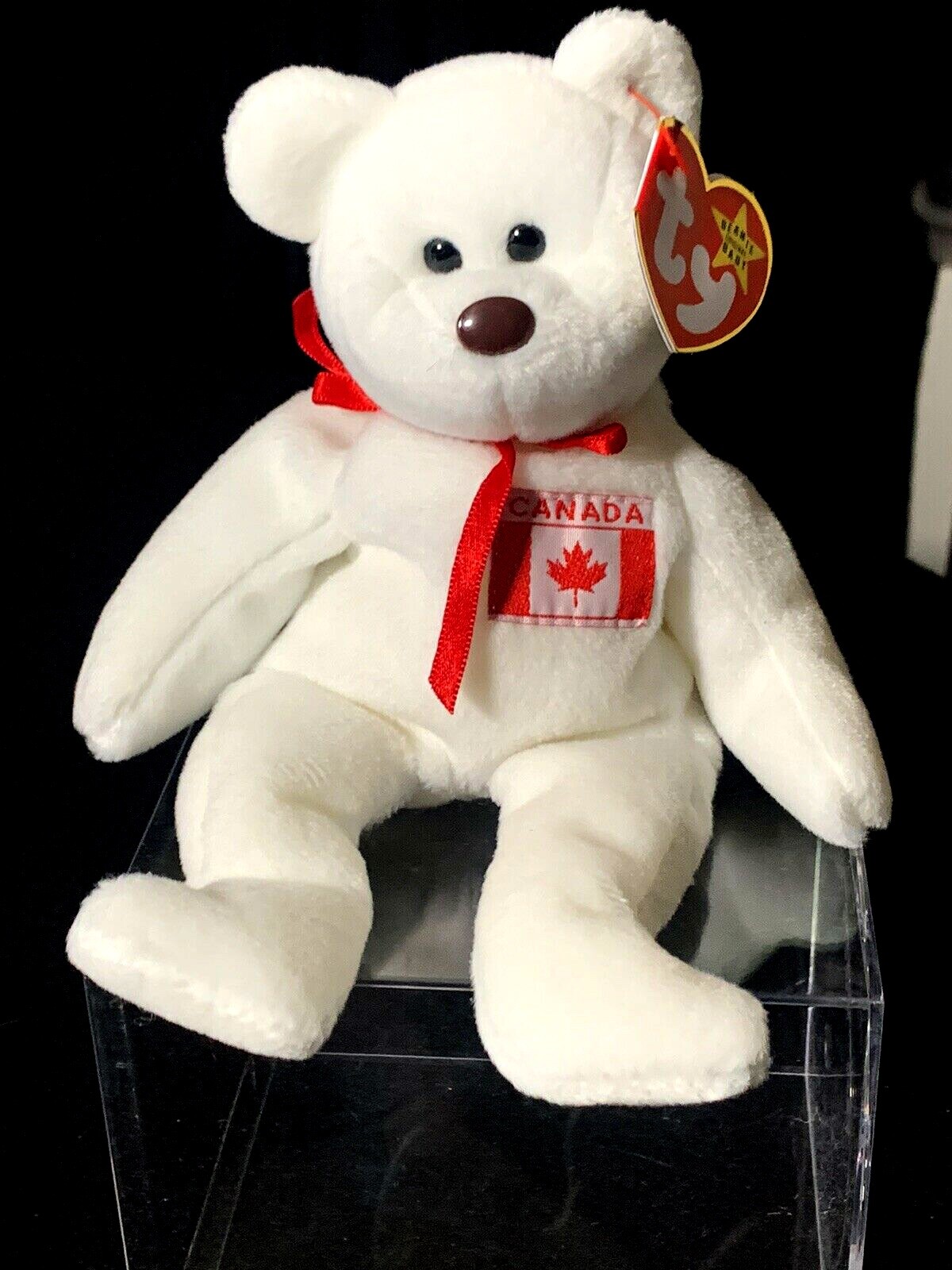 RARE TY ORIGINAL MAPLE THE BEAR (CANADA) BEANIE BABIES WITH ERRORS eBay