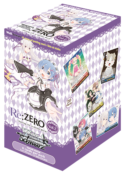 re zero booster box Weiss Schwarz English Re:ZERO Starting Life in Another World Vol.2 Booster  Box