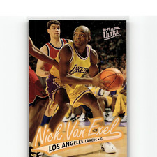 1996-97 Ultra #56 Nick Van Exel Los Angeles Lakers Basketball Card