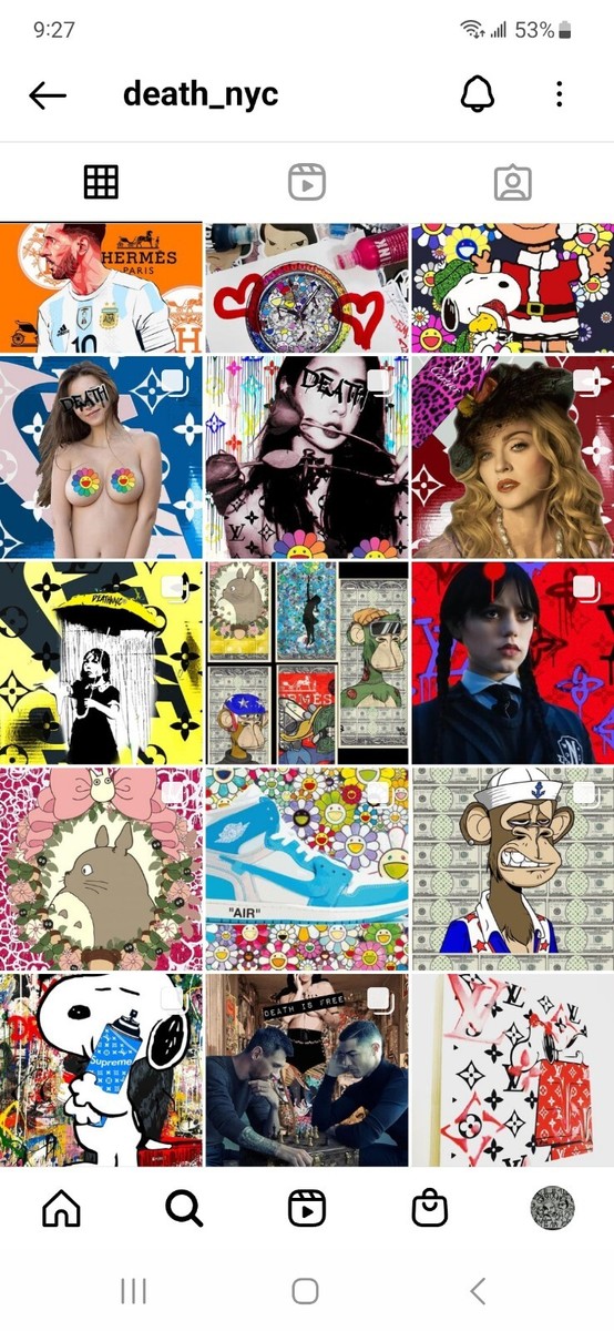 DEATH NYC Graffiti Pop Art Print Hello Kitty Rare Banksy Takashi