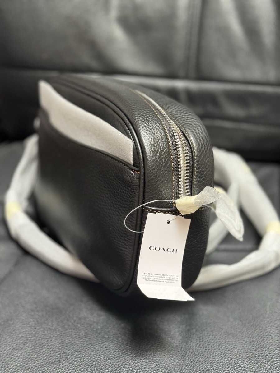 NWT Coach CC791 Jamie Camera Bag With Happy Dog in Refine Pebble