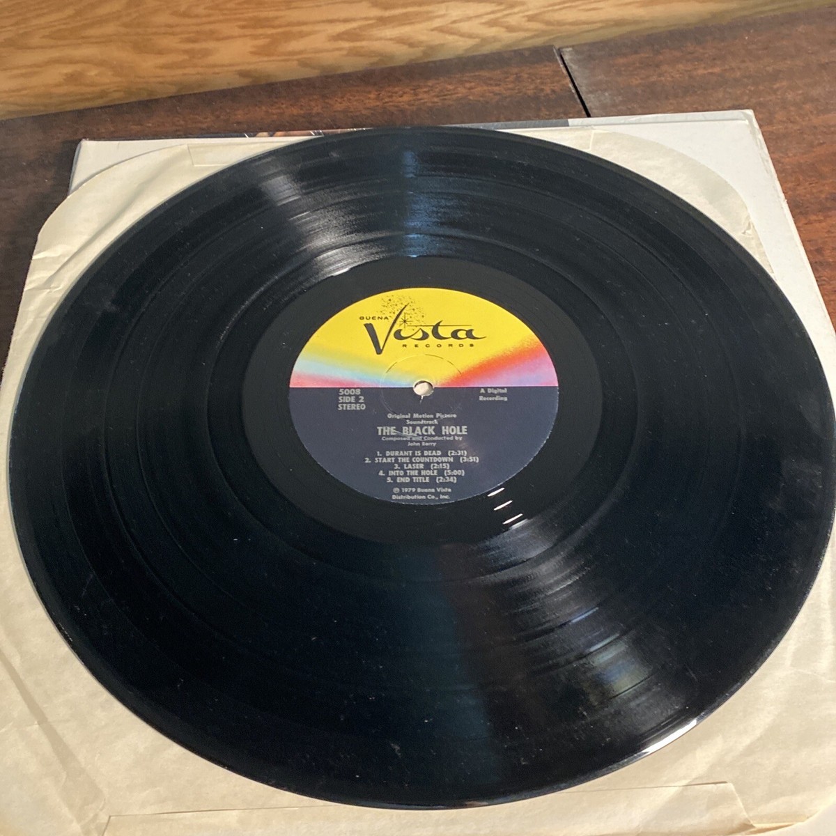 Vinyl Record LP The Black Hole Soundtrack 1979 Vista | eBay