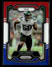 Carl Lawson 2023 Panini Prizm #231 Red White and Blue New York Jets