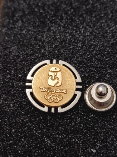 Pin's Pins Pin Enamel 44 JO Jeux OLYMPIQUES LOGO OFFICIEL "BEIJING" - Imagen 2 de 6