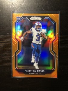 2020 Panini Prizm Rookie Orange Prizm /249 Gabriel Davis #312 Rookie RC Card PWE