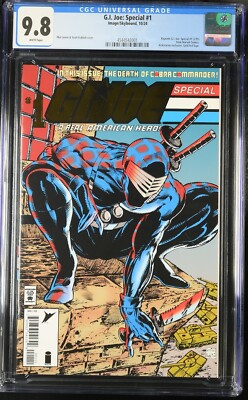 G.I. Joe: Special #1 CGC 9.8 * 2024 Image * Kickstarter exclusive Gold Foil Logo