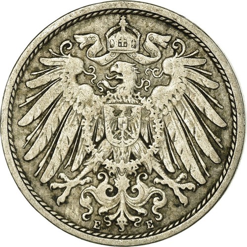 German Empire 10 Pfennig Coin | Deutsches Reich | Wilhelm II | KM12 1890 - 1916 - Picture 7 of 12