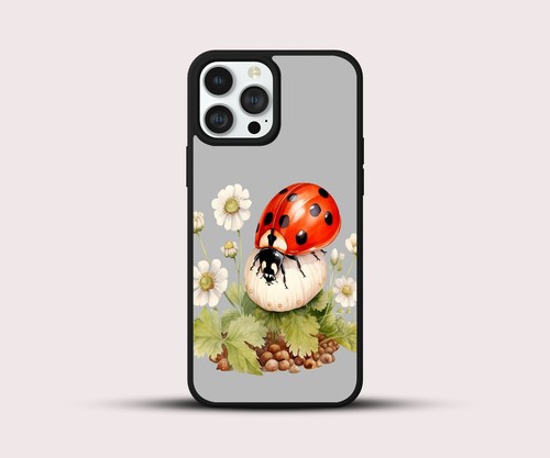 LADYBIRD LADYBUG FLORAL SPRING GIFT PHONE CASE COVER FOR IPHONE SAMSUNG PIXEL - Zdjęcie 3 z 7