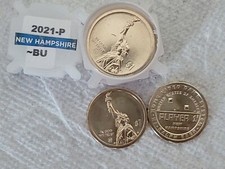 2021 P American Innovation New Hampshire Dollar "BU"  From US Mint Roll 