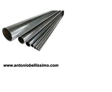 tubolare tondo in ferro liscio diametro 17 mm d. tubo bucato barra sbarra bucata