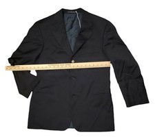 Hugo Boss Loro Piana 3 Button Sport Coat Men's Einstein Wool black Blazer usa