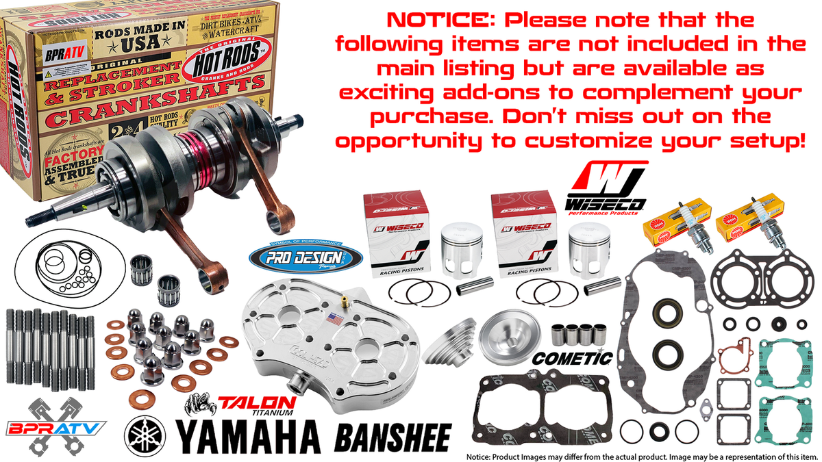Banshee 521cc Super Cub Cylinder 10mil Stroker Top End