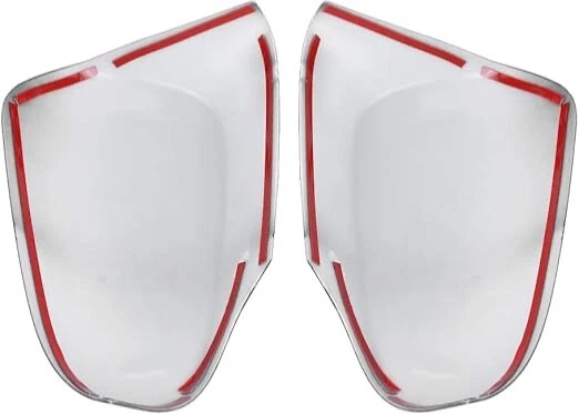2 X Tapas de cubierta de espejo retrovisor lateral de fibra de carbono para Toyota CHR 2018 Foto 3 de 4