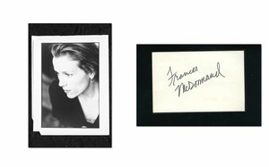 Frances Mcdormand - Signed Autograph and Headshot Photo ...