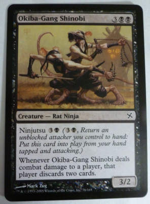 Carta Magic Okiba-gang Shinobi [betrayers Kamigawa] Mtg Rat | Cuotas Sin Interés