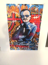 2018 FRANK FORTE COMIC ARTIST STAN LEE COMICS SHAGHAI POP ART POSTER PRINT RARE!