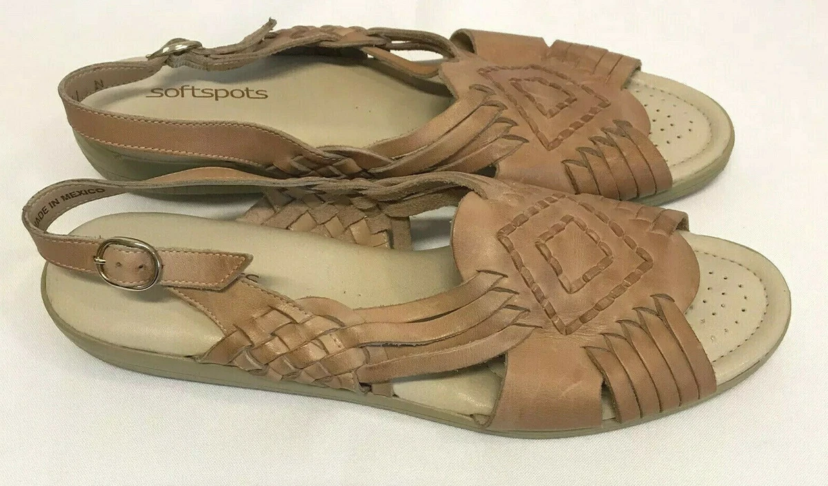 Womens leather sandals size best sale 11