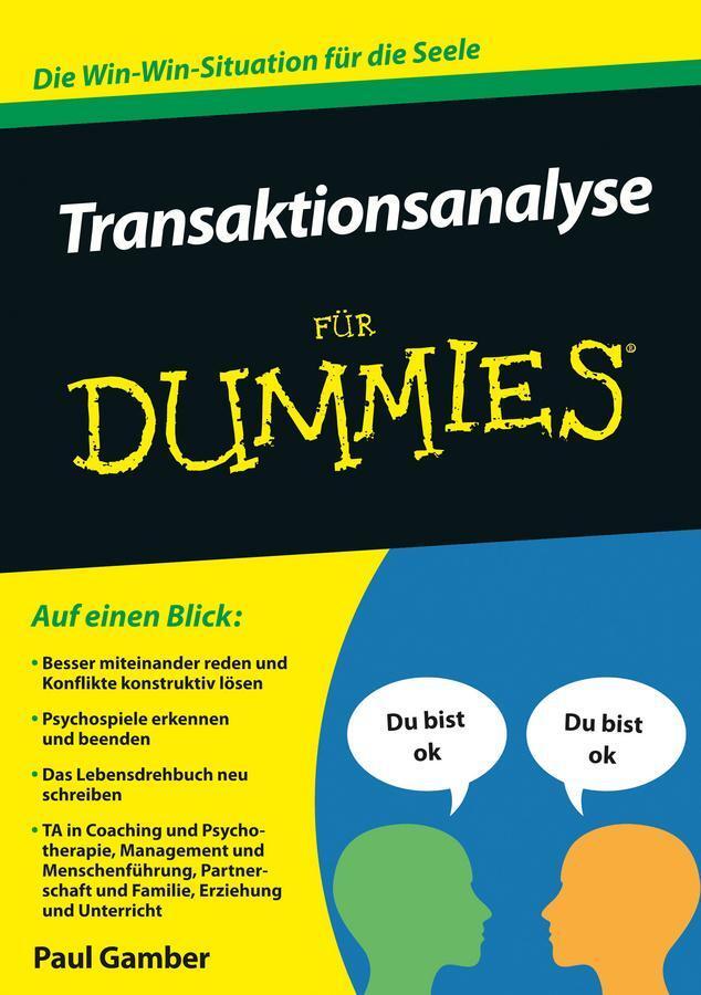 Thumbnail - Paul Gamber / Transaktionsanalyse Für Dummies9783527711154