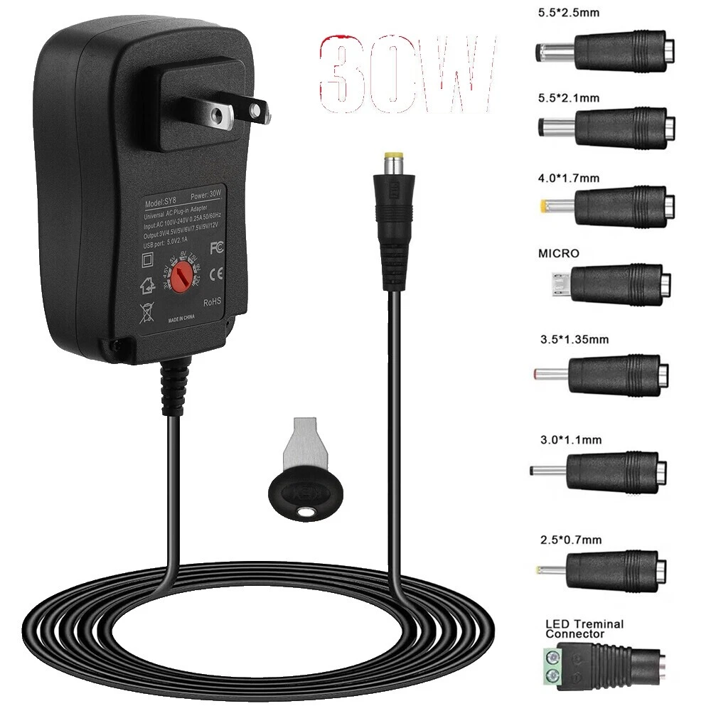 Universal 12 V Laptop Power Adapters & Chargers
