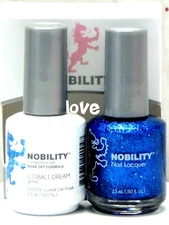 NOBILITY Gel Nail Polish 0.5fl.oz UV/LED Gel Color Duo NBCS186- Cobalt Dream