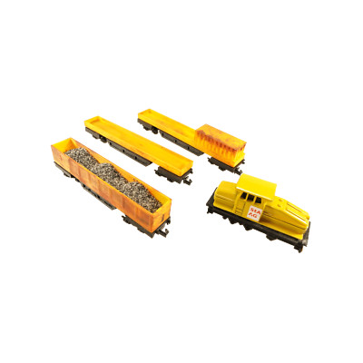 Spur N Zugset Gleisbau rollfähiges Standmodell