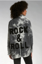 Elan Denim Rock And Roll Women's Jacket In Black