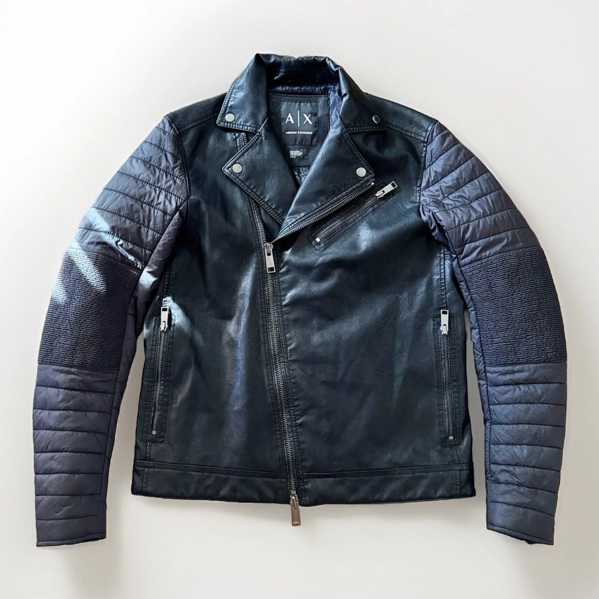 Armani Exchange Coats, Jackets & Vests for Leather Outer Shell Men
