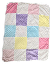 5pc Circo Color Block Baby Blanket Minky Dot Security NWOT Flannel Receiving