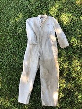 Vtg Big Mac Penn Prest Coveralls Taylors Fire Department Chain Stitched Workwear