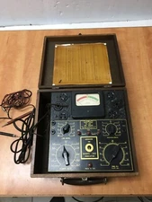 Vintage DayRad Tri Test Tube Checker Vacuum Tube Tester for parts or repair