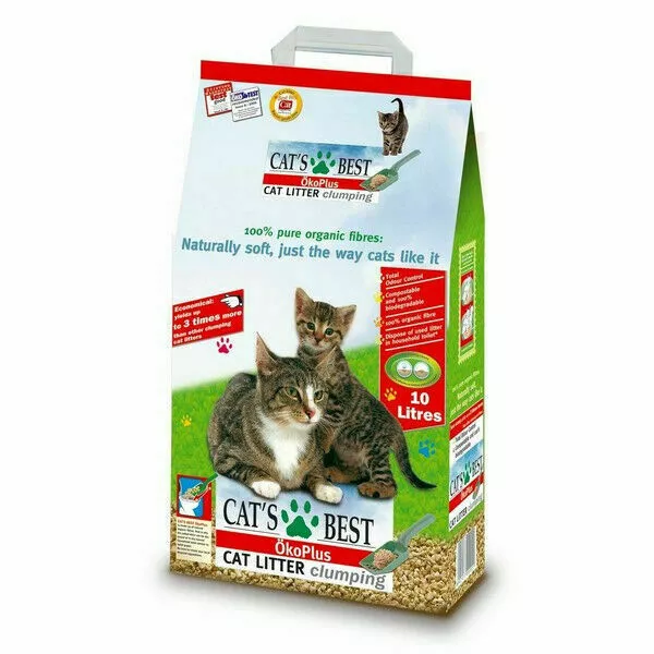 Cats Best Oko Plus Arena Para Gato 100% Compostable 8.6 Kg