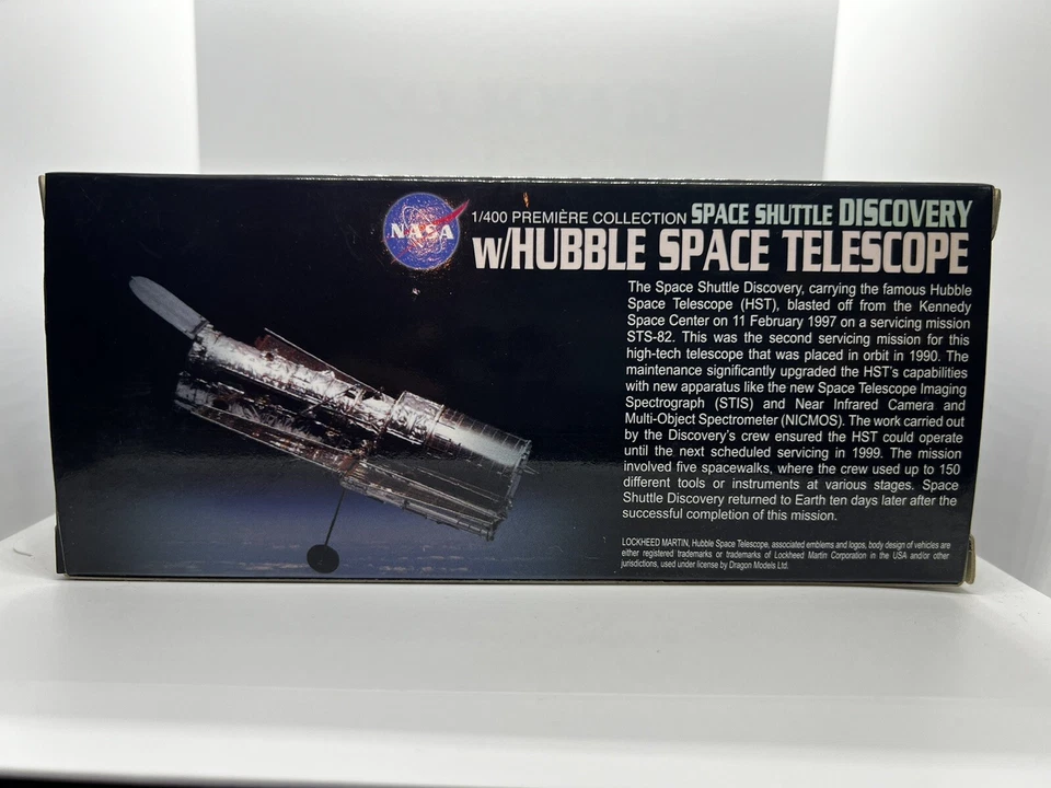 Dragon #56259-03 1/400 NASA Space Shuttle Discovery Hubble Space Telescope New - Image 2 of 4