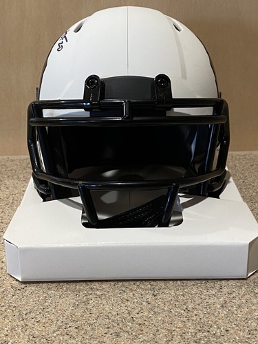 Isaac Bruce Signed Lunar Eclipse HOF NFL Mini Helmet HALL OF FAME, JSA - Picture 4 of 11
