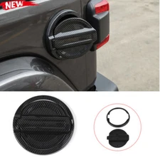 Exterior Door Fuel Tank Decor Cover Gas Cap Trims For Jeep Wrangler JL JLU 2018+
