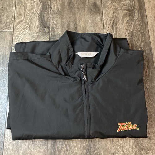 Ping Collection Men’s Polyester Jacket Medium Full Zip Tulsa Hurricanes - Picture 19 of 19
