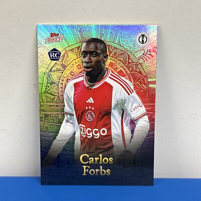 Carlos Forbs RC 2 /5 Topps Fugenz 2023-24 Ajax