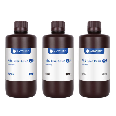 ANYCUBIC Water-Washable ABS-Like Resin V2 UV Harz Zähigkeit für LCD 3D Drucker 